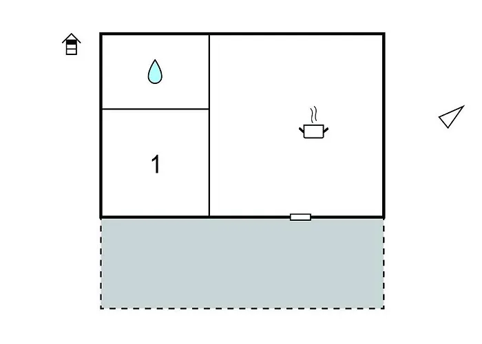 1 Bedroom Beautiful In *